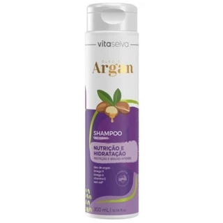 Shampoo Antirresiduo Óleo de Argan 300ml Vita Seiva