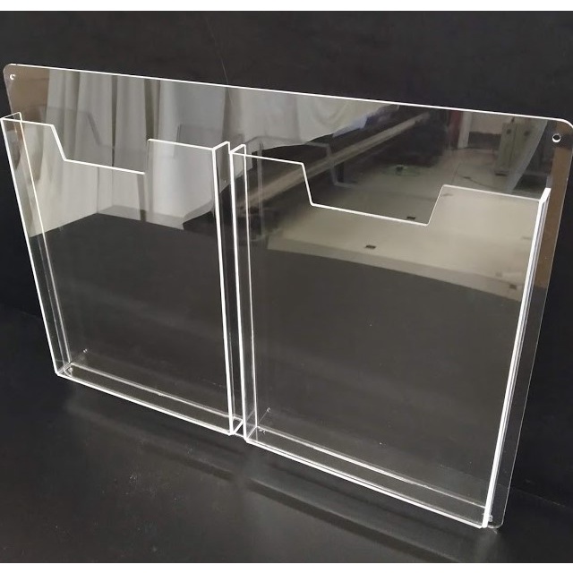 Display A4 Duplo Para Parede Em Acrílico | Shopee Brasil