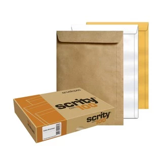 Envelope A4 22 X 32 Cm Saco Curriculum 100 Unidades Scrity