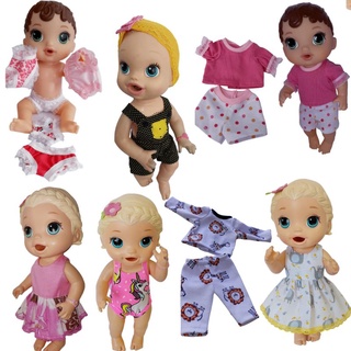 Roupa P/ Boneca Baby Alive Kit 7 Pçs Coleção Nova Neia Azedo