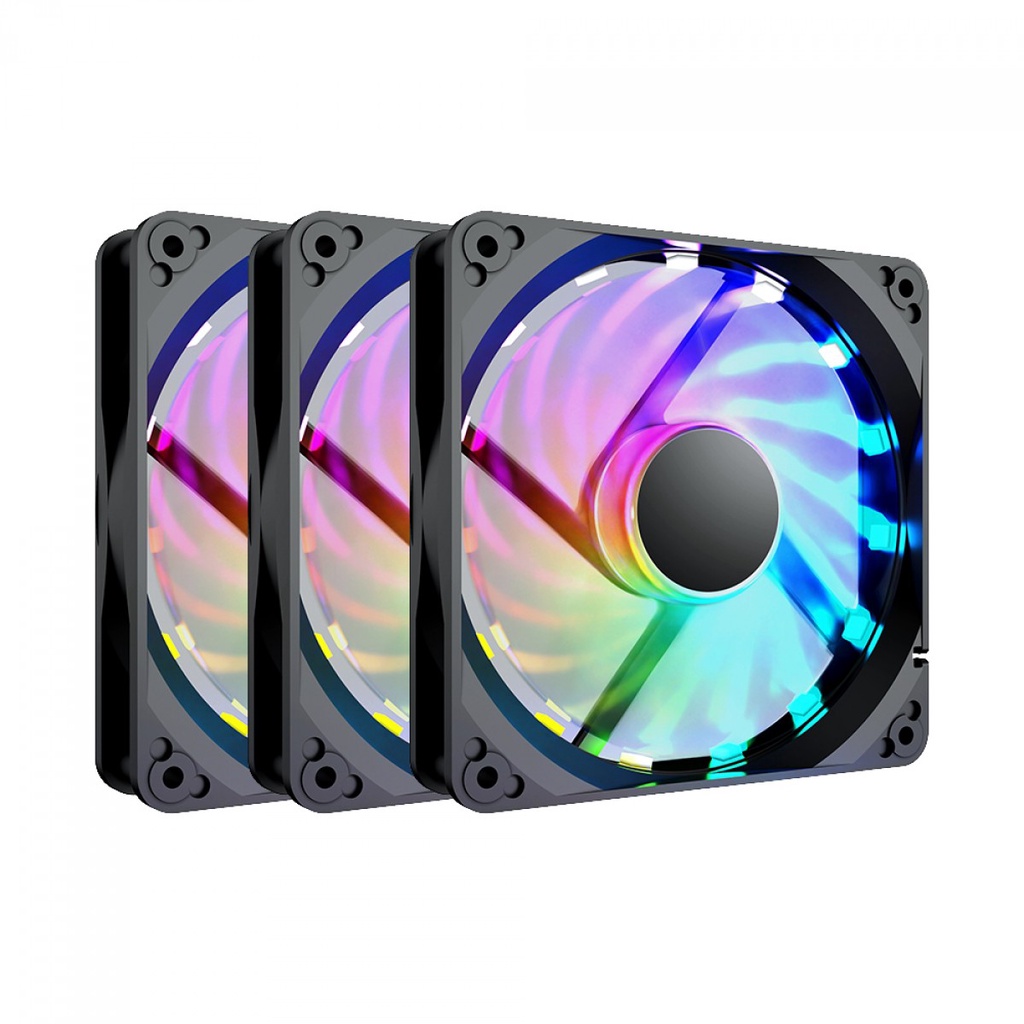 Kit Fan Com 3 Unidades SuperFrame Still, ARGB, 120mm, Com Controladora