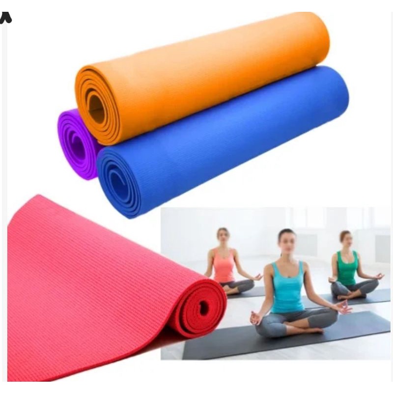 Tapete Pilates Yoga Alongamento Exercício 4mm | Shopee Brasil
