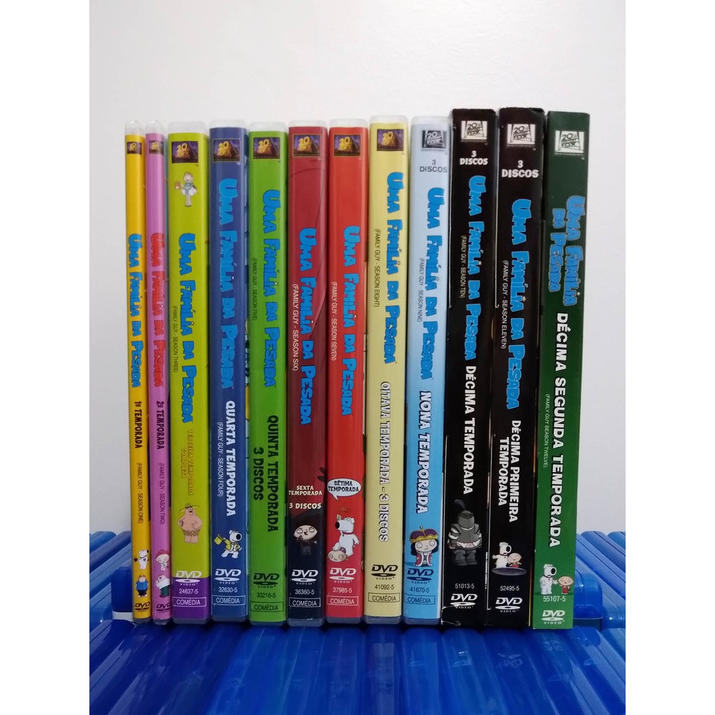 DVD Box Uma Família da Pesada / Family Guy - Temporadas 1 a 12