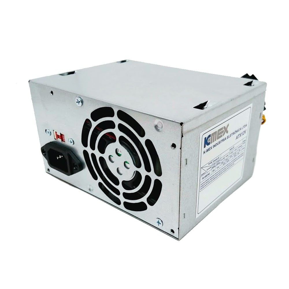 Fonte para PC ATX K-Mex PX300CNG/DNG 200W - Bivolt 110/220V com cabo