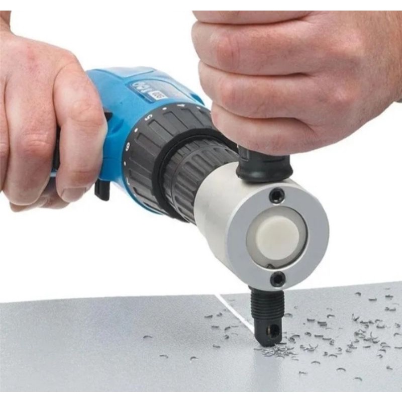 adaptador para furadeira corte folha de chapa e inox