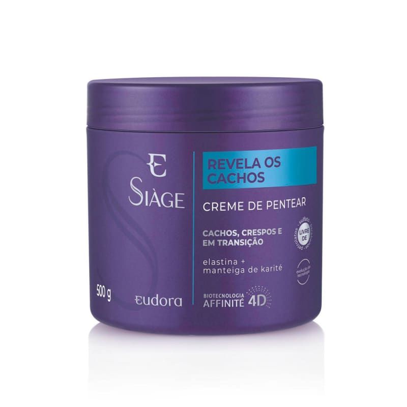 Creme Para Pentear Siàge Revela Os Cachos 500g Eudora