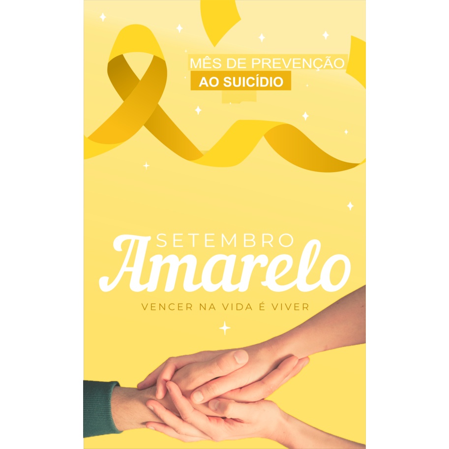 Banner Setembro Amarelo Prevenção ao Suicídio | Shopee Brasil