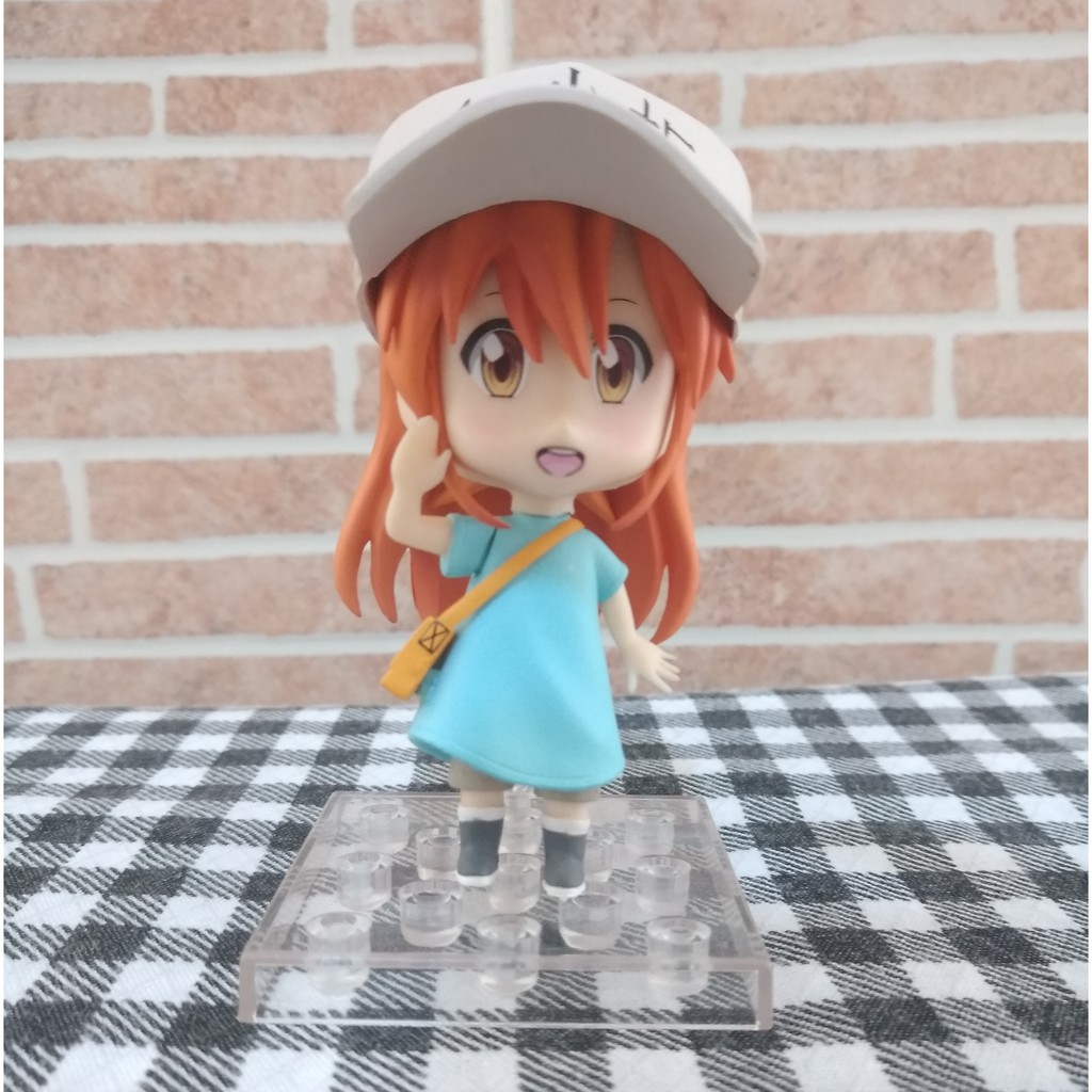 Anime Células no Trabalho Plaquetas, Bandeira Hataraku Saibou Ver, 7-10cm,  Chegada Nova Yuanbao-Modelo Figura de Ação PVC, Mini Brinquedos Coleção