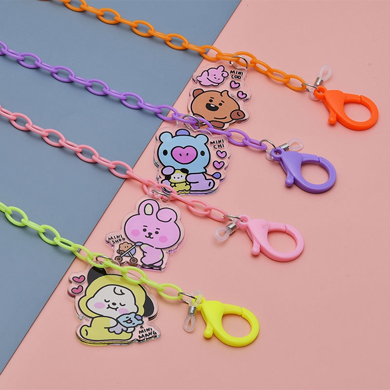 Kpop BTS Bangtan Meninos BT21 Máscara Facial Handy Conveniente Seguro