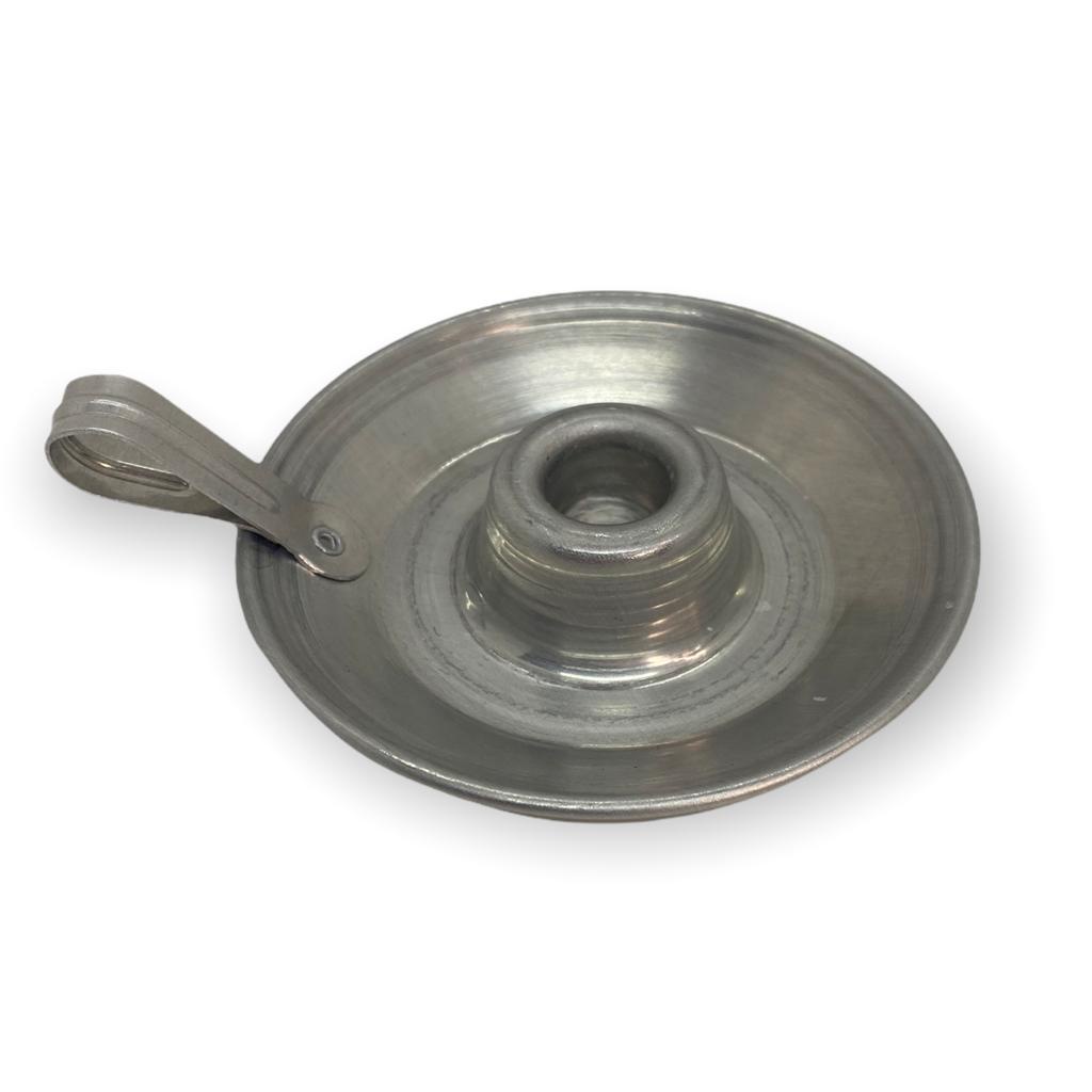 Suporte Para 1 Vela Palito Em Alumínio Prateado 10 Cm | Shopee Brasil