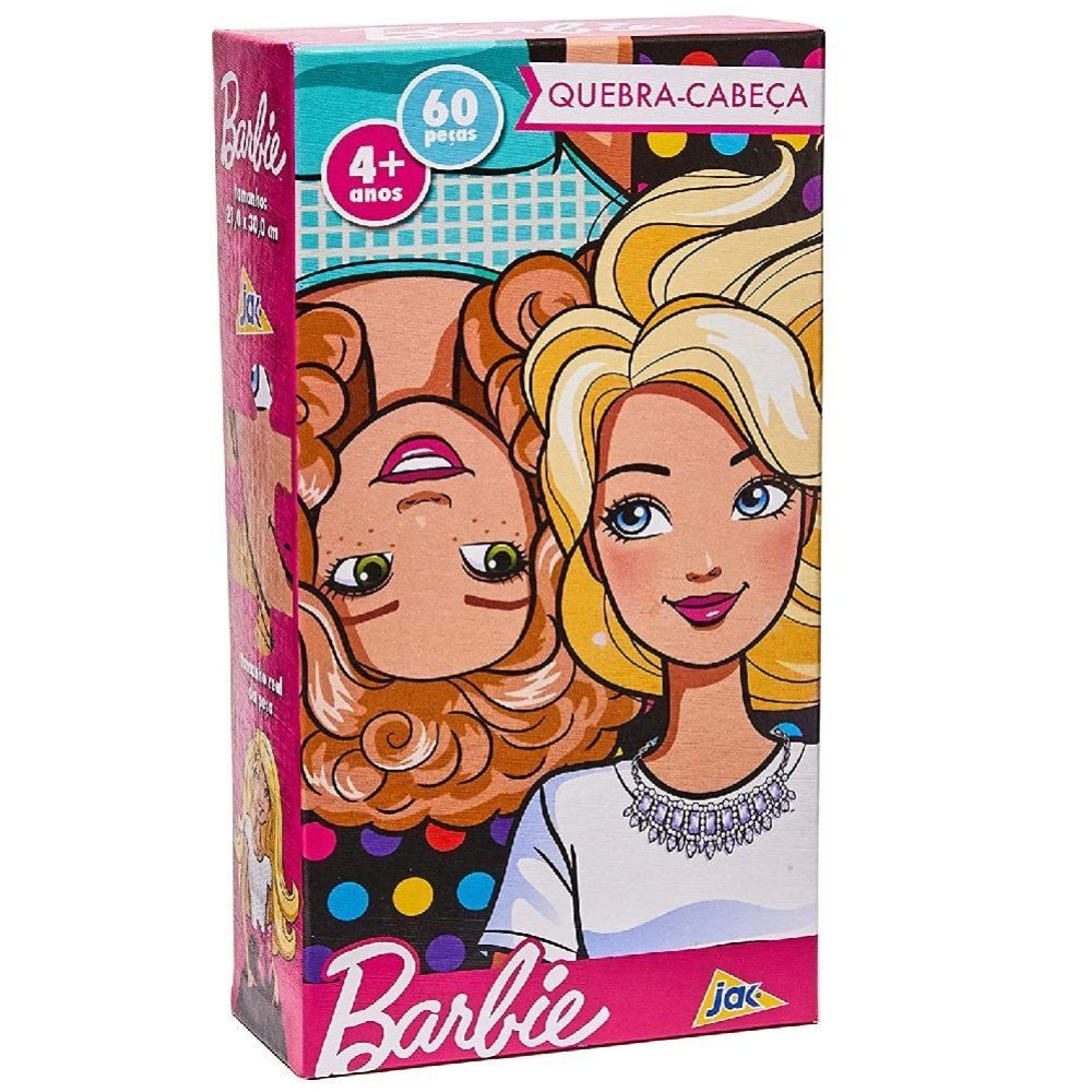 Quebra-cabeça Barbie 60 peças - Jak | Shopee Brasil