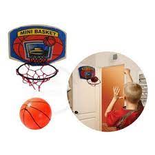 Brinquedo conjunto de basquete, miniatura de jogos de basquete internos  ajustáveis de plástico fácil de instalar mini conjunto de cesta de basquete