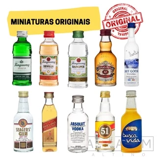 Miniatura Bebidas Originiais 50ml