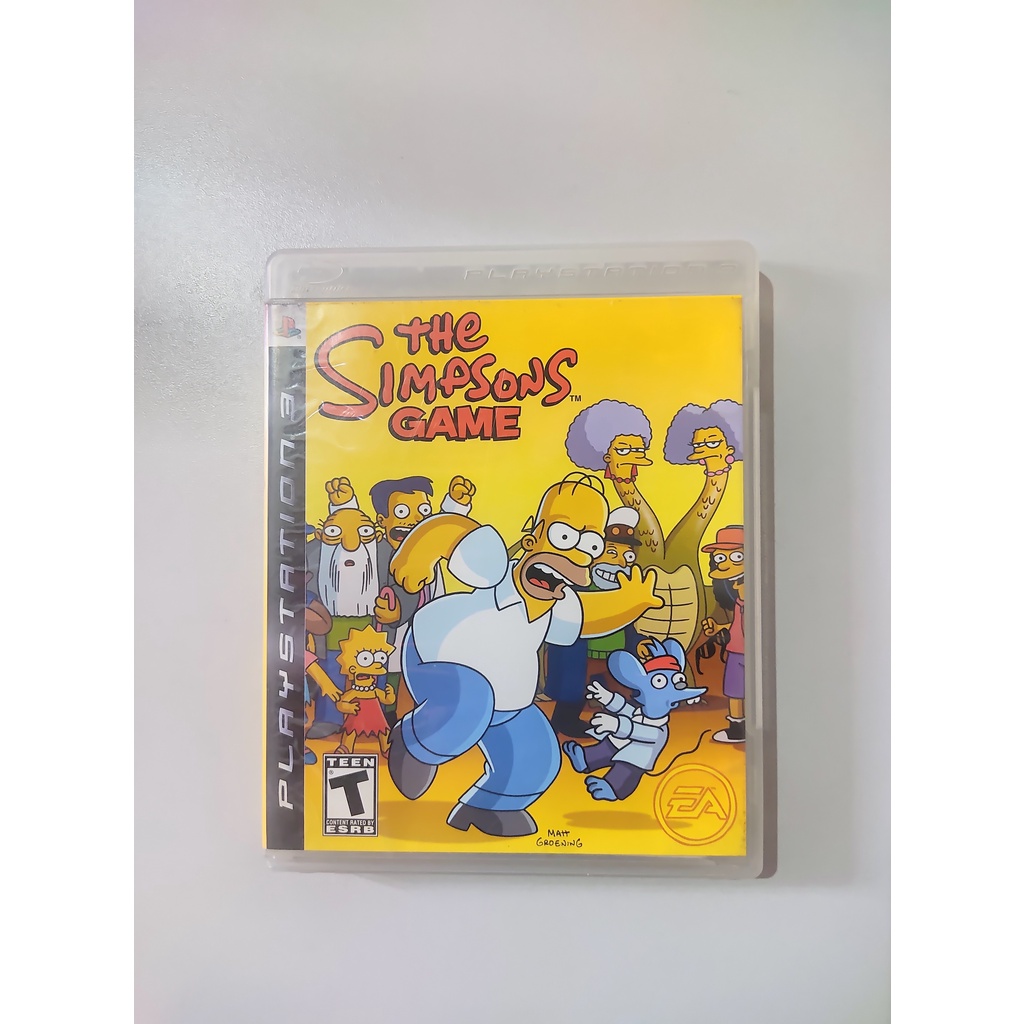 The Simpsons Game PS3 - Mídia Física - JOGO RARO