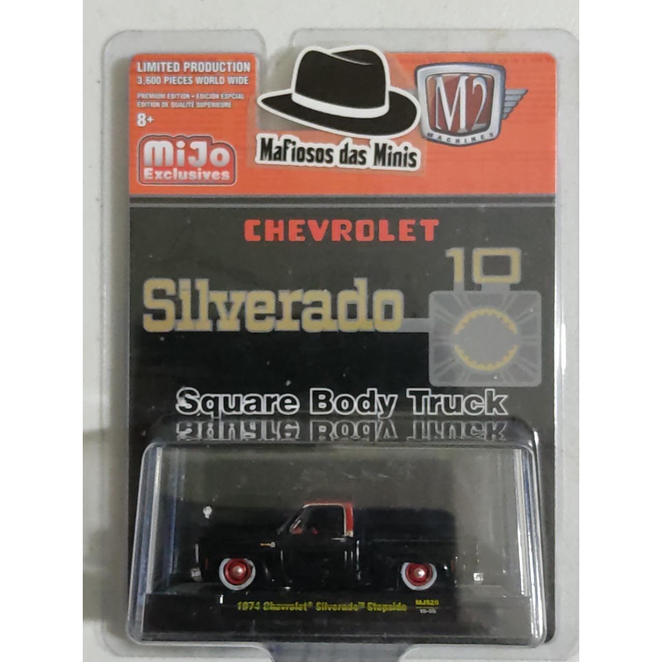 Outlet M2 machines chase Mijo 1974 Chevrolet Silverado Stepside Square body truck