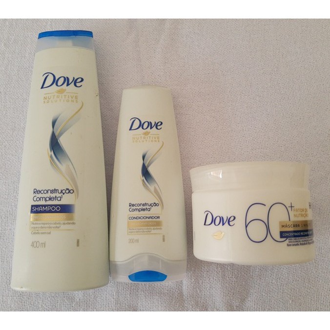 Dove Kit Shampoo 400 ml + Cond. 200 Ml + Mascara 1 minuto 60 300 Gr