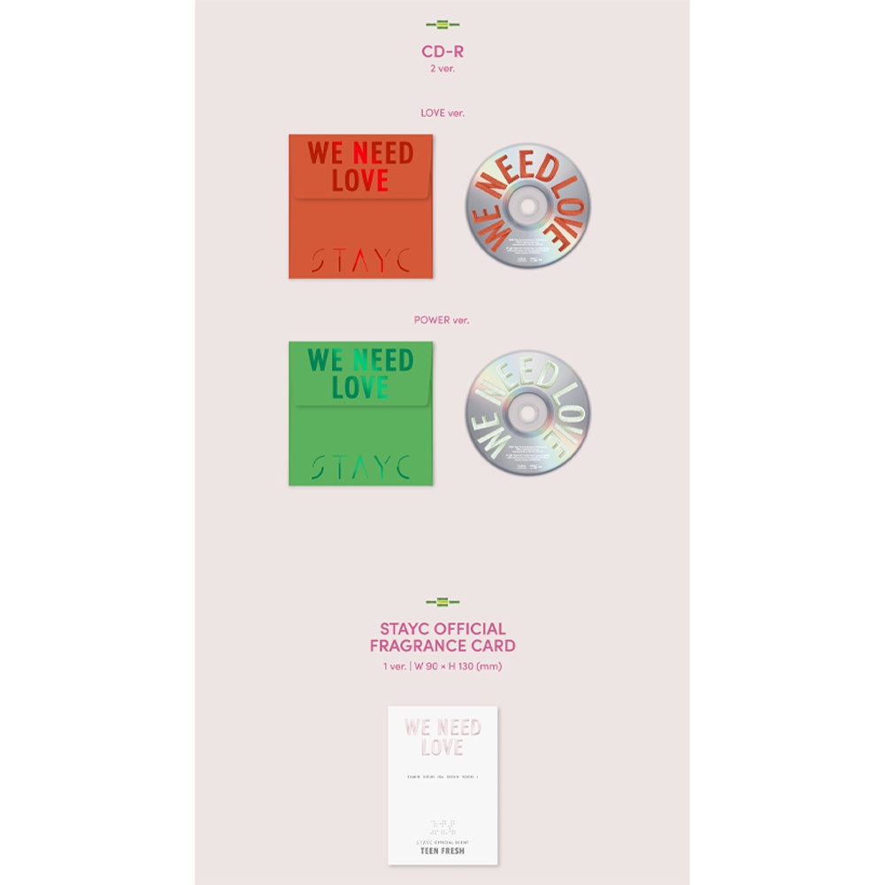 STAYC - 3rd Single Album [ We Need Love ] | Shopee Brasil