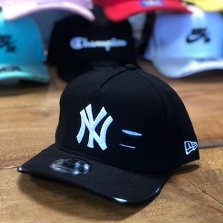 Boné New York Rasgado Aba Curva Yankess NY Era Logo Bordado Masculino Feminino Várias Cores