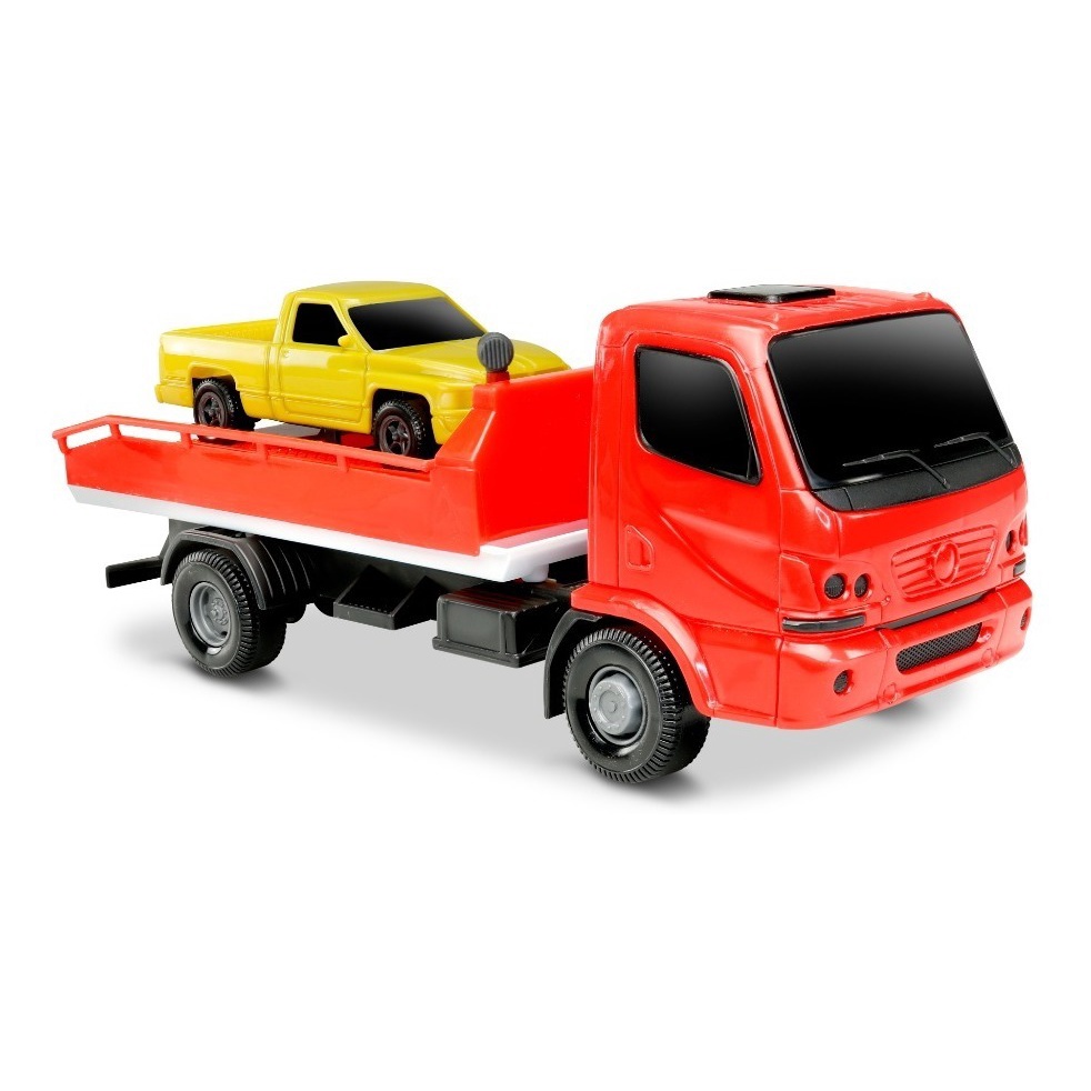 Caminhão Vermelho Urban Guincho Com Caminhonete Roma - ShopJJ - Brinquedos,  Bebe Reborn e Utilidades