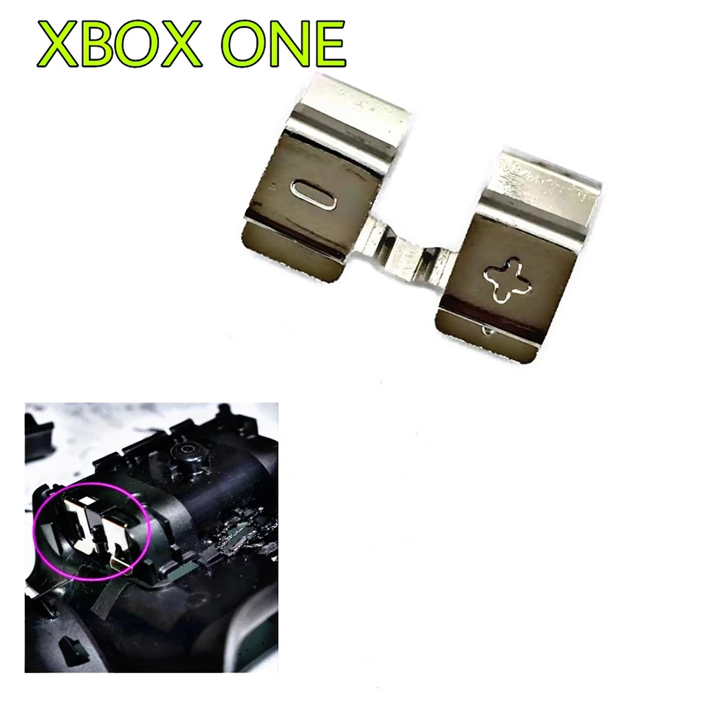 Clip Para Pilha Reparo Controle Xbox One Mola Contato Pilha