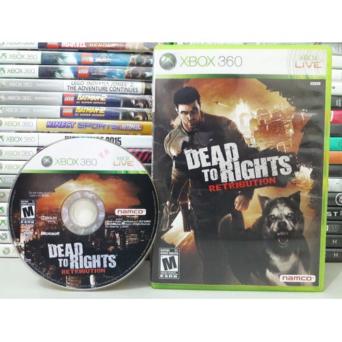 XBOX 360 Dead to Rights Retribution Game Promotional Copy SEALED