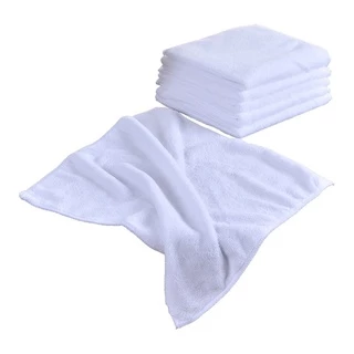 01 Pano Microfibra Super Absorvente Multiuso 70x50cm BRANCO Não Solta Fiapos Casa Carro Escritório - AKORA