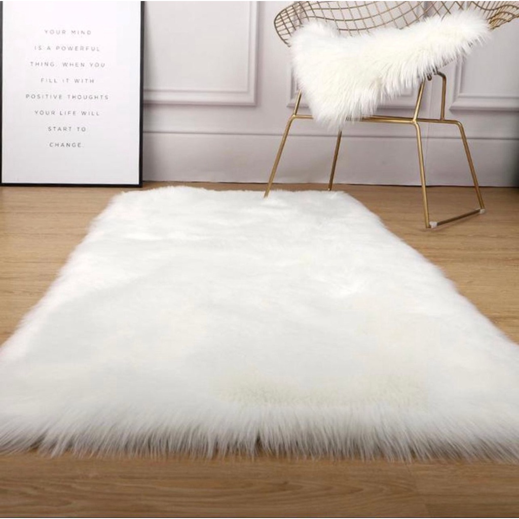 Tapete de Pelo Alto Tamanho 2,20mx0,95m Sala/Quarto | Shopee Brasil