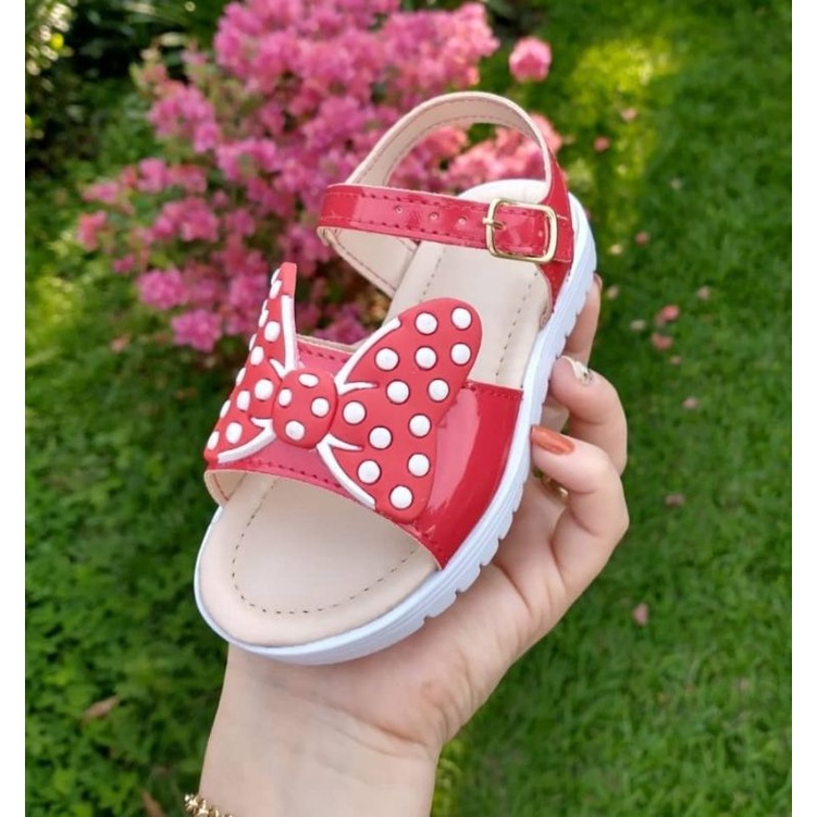 Mochila Sandalia Da Minnie Feminina Sandália Infantil Feminina