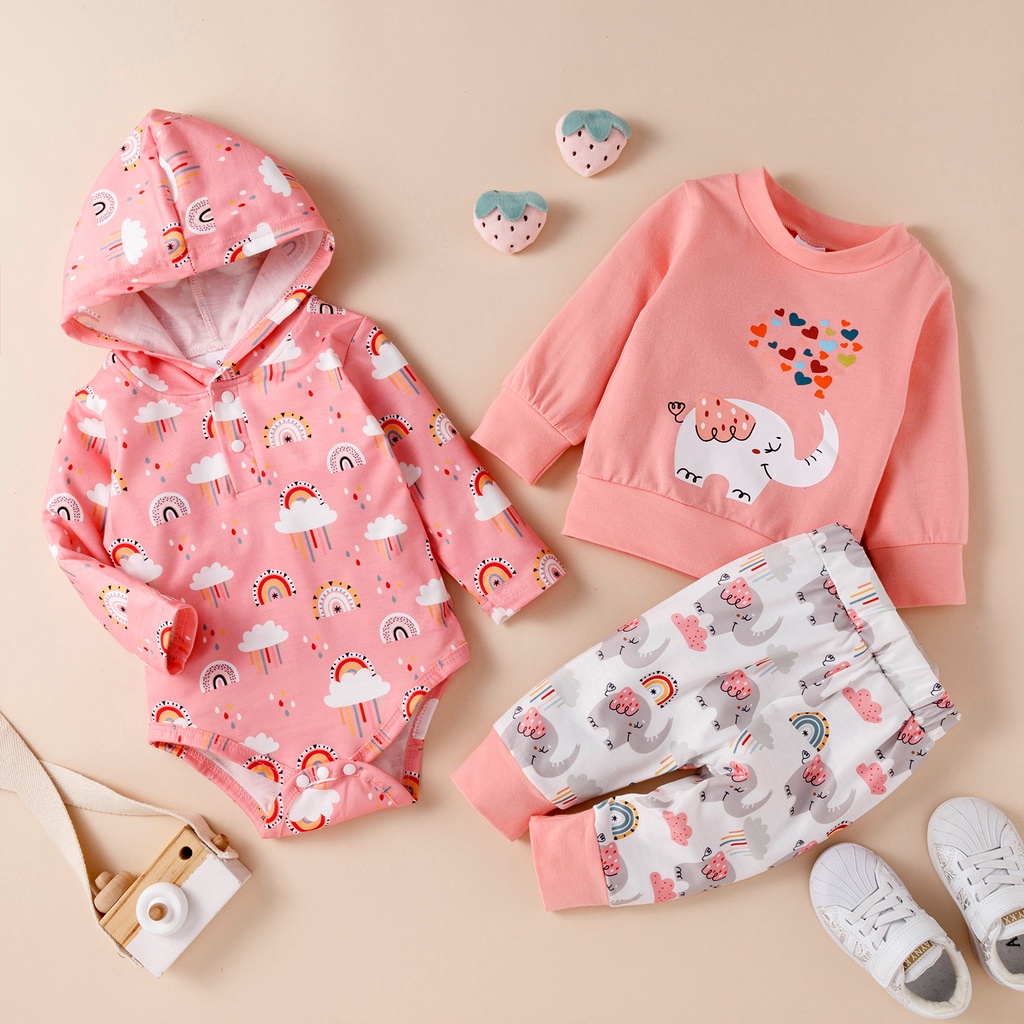 Roupas de inverno para bebês meninas, desenho Kawaii, orelhas de urso  lisonjeiro, moletom com capuz de lã, fofo, elástico, chique, roupas de bebê