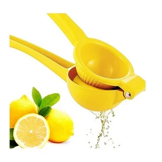 Espremedor Manual Luxo Aço Inox Esmaltado De Laranja Limão