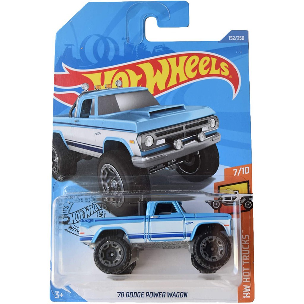 Dodge Power Wagon 70 Hw Hot Trucks 7 10 Hot Wheels 1 64 Shopee