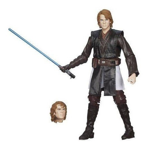 Anakin Skywalker Star Wars The Black Series 6 Boneco Figura | Shopee Brasil