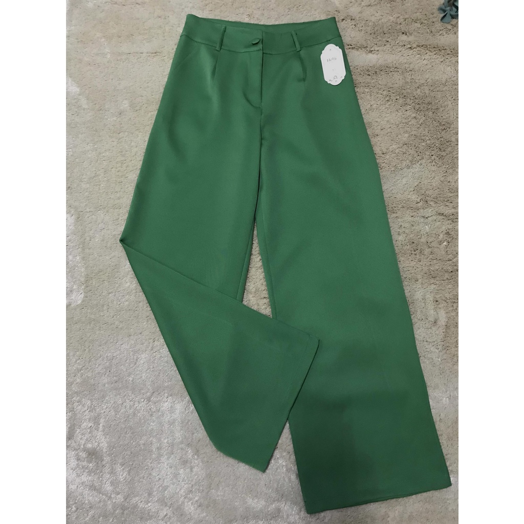 CalçaB2177 Feminina Pantalona Alfaiataria Sem Cinto