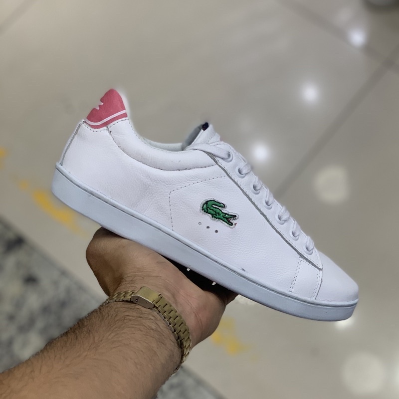 Fashion tenis lacoste feminino rosa