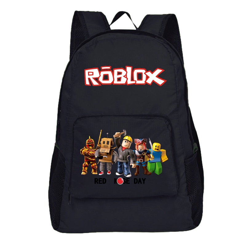 Crianças meninos meninas Roblox Impressão Mochila Mochila Saco de