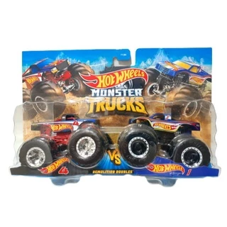 Hot Wheels Monster Trucks / Pack com 2 carrinhos / Demolition Doubles