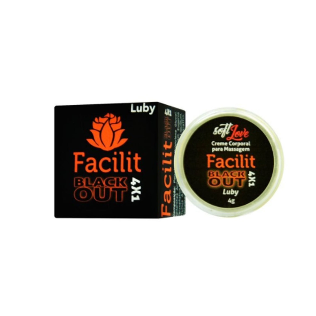 Facilit Luby Anestésico Anal 4g Soft Love Sexo cu gel óleo creme | Shopee  Brasil