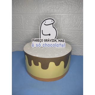 Topo De Bolo Flork Meme Bento Cake Topper dou uma surtada em Promoção na  Americanas