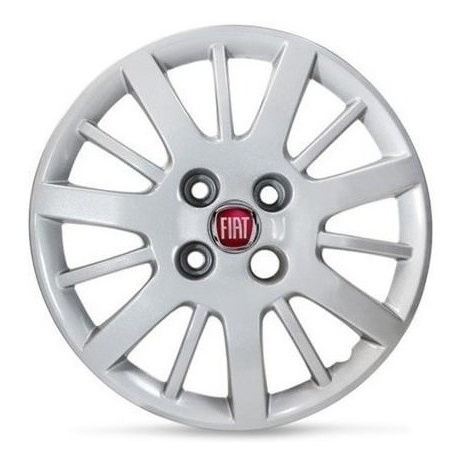 Jogo Calota Palio / Siena Todos Aro 14 Com Emblema Resinado