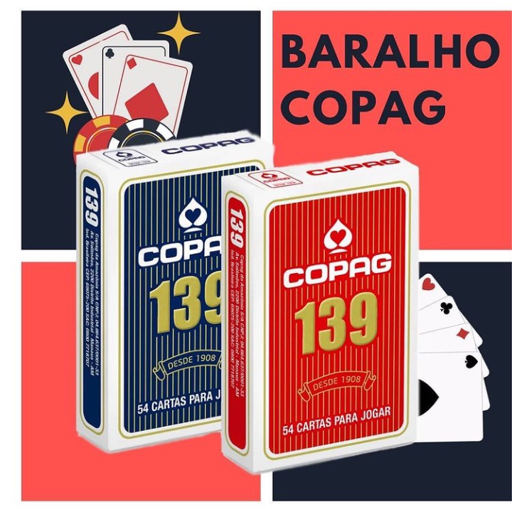 Baralho Copag 139 Tradicional Jogo De Cartas Promocao Tempo Limitado Original Embalagem Nova 0427