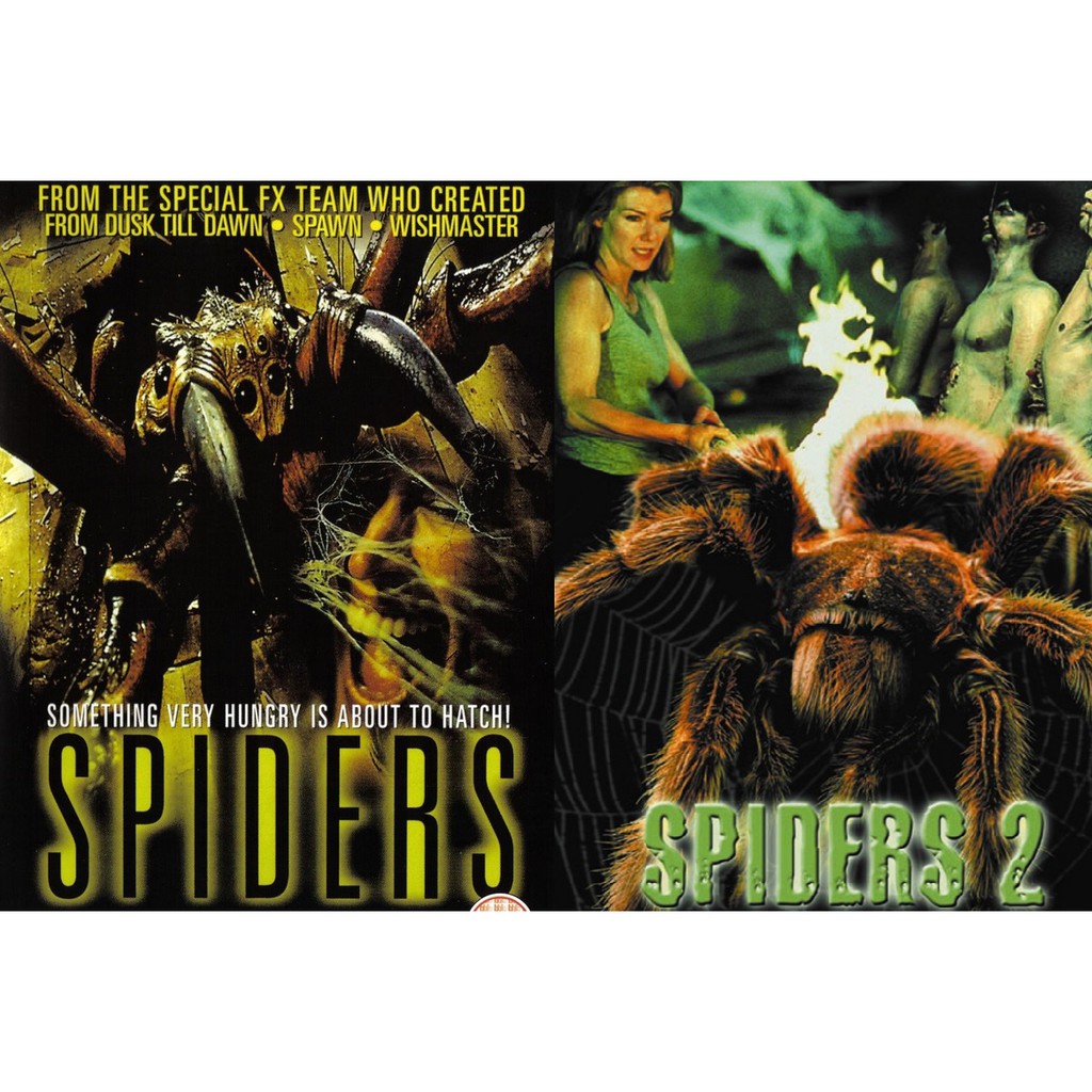 Spiders 1 e 2 + aracnofobia 2 filmes terror | Shopee Brasil