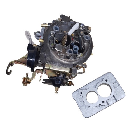 Carburador Brosol 3e Opala 4cc Alcool 2ºmec + Base Adaptação RECONDICIONADO com peças NOVAS