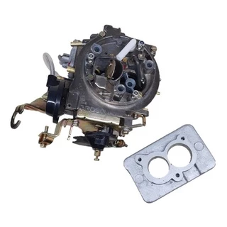 Carburador Brosol 3e Opala 4cc Alcool 2ºmec + Base Adaptação RECONDICIONADO com peças NOVAS