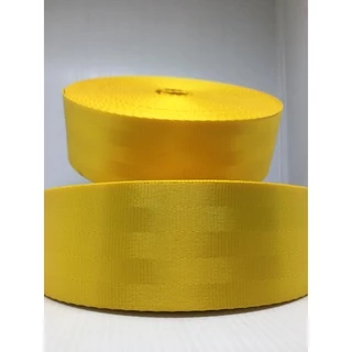 Fita De Cinto De Segurança Universal Amarelo Por Metro Para Carro