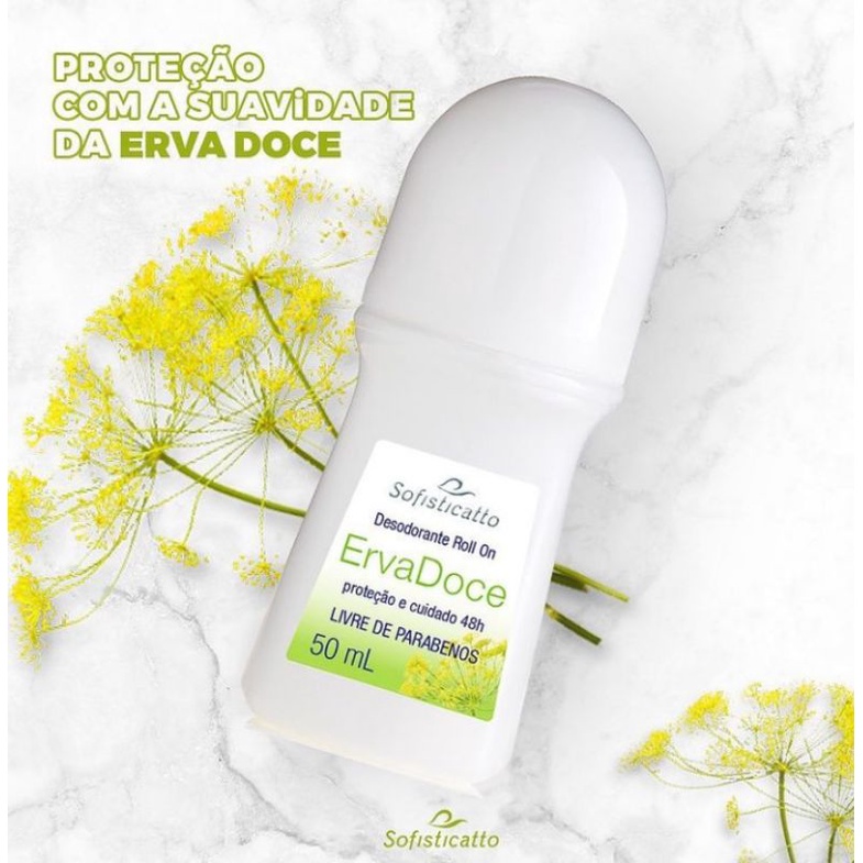 Desodorante Antitranspirante Roll-on Erva Doce - Red Apple