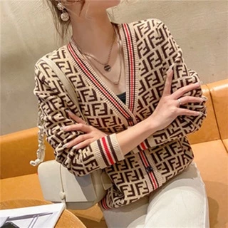 Korean Version of The New Jacket Girls Spring and Autumn Temperament V-neck Shawl Women