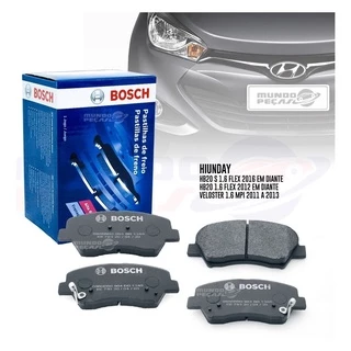 Kit Pastilha Freio Original Bosch Hb20 1.6 Flex 2012 2013 2014 2015 2016 2017 2018 2019