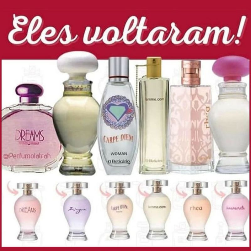 Boticollection Perfume 100ml Classicos de O Boticário Carpe diem ...
