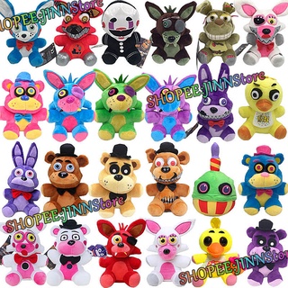 JINN 18cm FNAF Pesadelo Pesadelo Bonnie Brinquedos de Pelúcia/FIVE NIGHTS  TA FREDDY Brinquedos Bonecos de pelúcia macios presentes para crianças