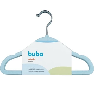 Cabide de Veludo Azul Para Roupas Infantis 10640 Buba